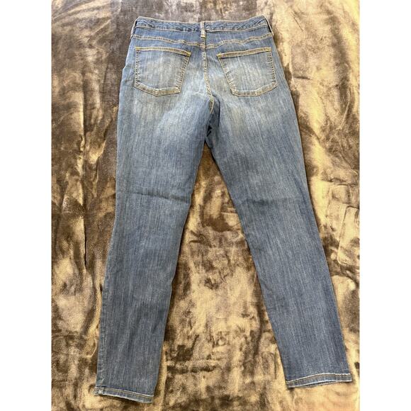 Universal Thread High Rise Skinny Jeans Womens 12 31R Blue Stretch Denim Classic - Picture 10 of 12
